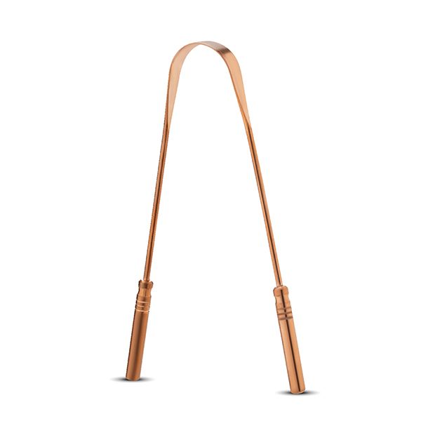 Vega EasyGlide Tongue Cleaner (Copper with Handle) - TCC-02