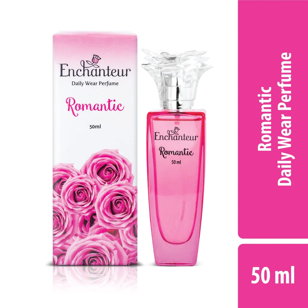 Enchanteur Romantic Daily wear Perfume for Women, 50ml
