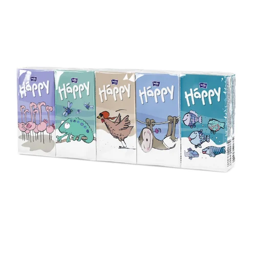 Hygienic Tissues Bella Baby Happy Packet tissues, Paper Napkin