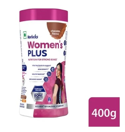 Horlicks Women's Plus - Chocolate, 400 g Jar