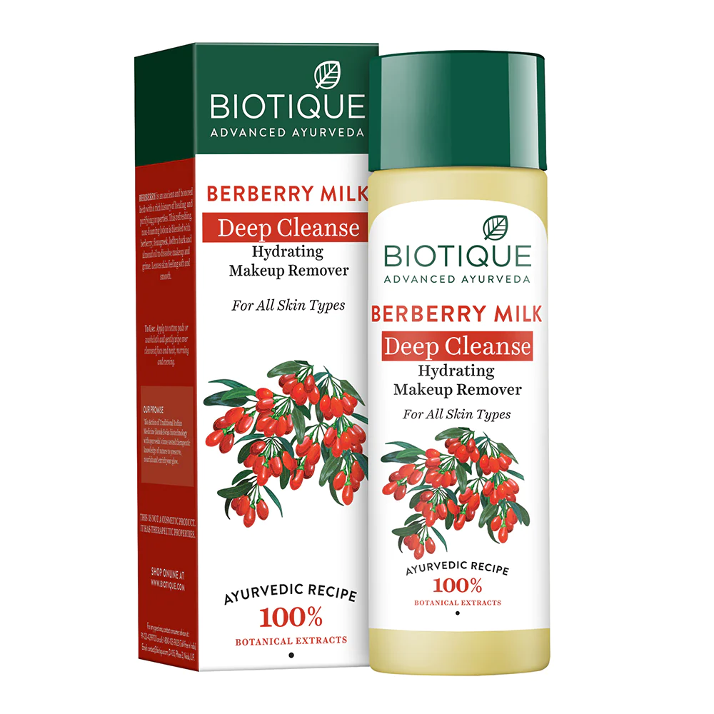 Biotique Berberry Milk Deep Cleanse Hydrating Make Up Remover 120ml