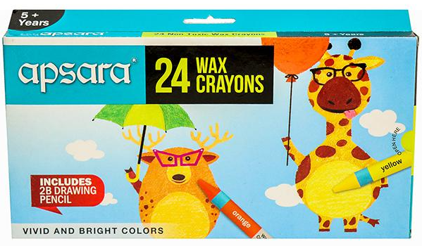 Apsara 24 Wax Crayons