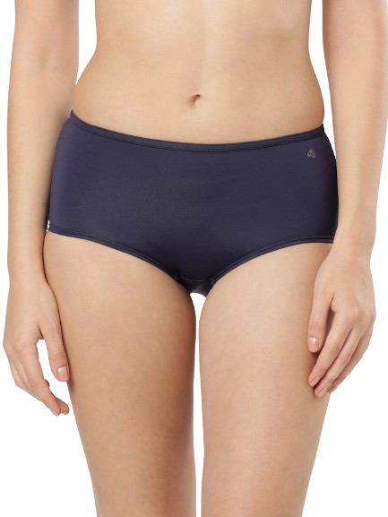 Women's Full Coverage Soft Touch Microfiber Nylon Elastane Stretch Full Brief With Concealed Waistband and StayFresh Treatment - Anemone