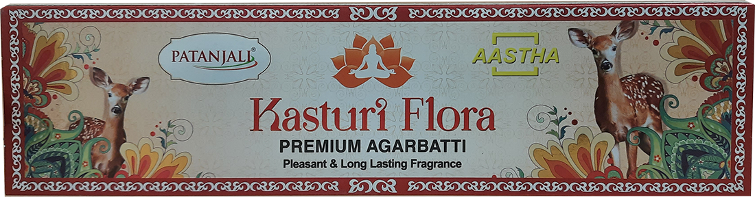 Patanjali Aastha Premium Agarbatti Kasturi Flora 20N