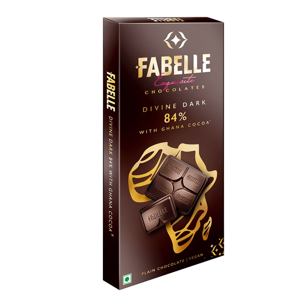 Fabelle Divine Dark 84% with Ghana Cocoa 100g