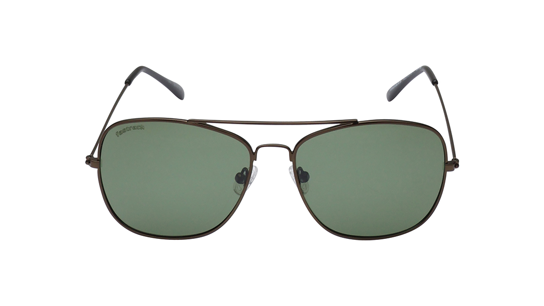 FASTRACK Green Navigator Unisex Sunglasses (M254GR8PV)