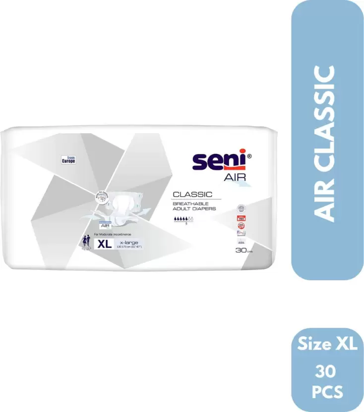 Seni Air Classic Breathable Adult Diapers X-Large A30