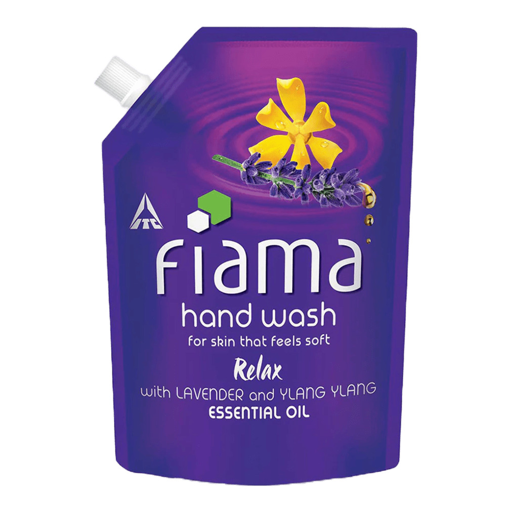 Fiama Relax moisturising Handwash with Lavendar & Ylang Ylang essential oil, 350ml refill pouch