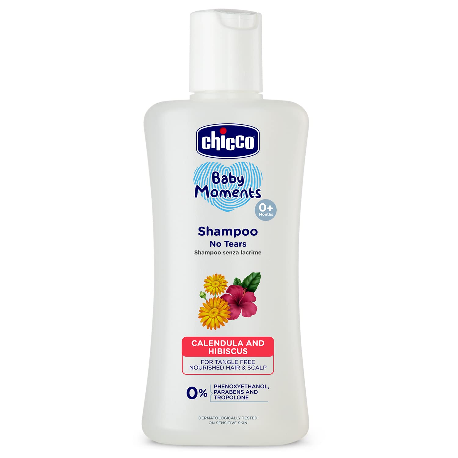 Chicco Baby moments shampoo,(Calendula &Hibiscus),