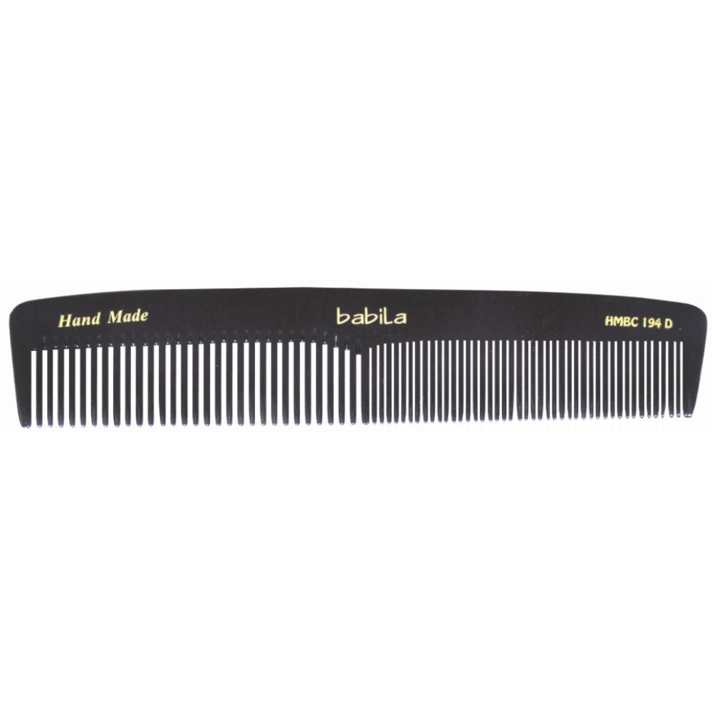 BLACK HANDMADE COMB (GRADUATED FASHION) -HMBC-194D