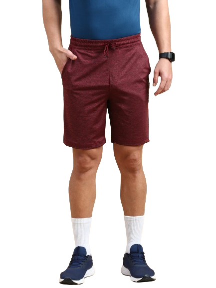 Classic Polo Men's Bottom Polyester Maroon Slim Fit Active Wear Shorts