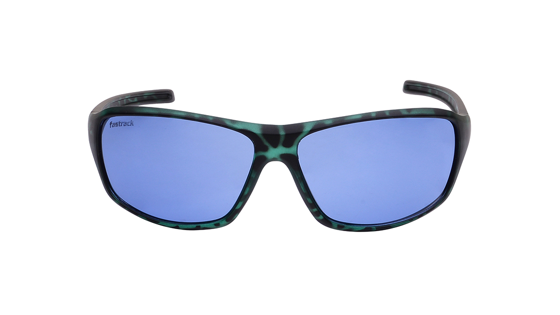 FASTRACK Blue Sporty Rimmed Sunglasses(P222BU7V)