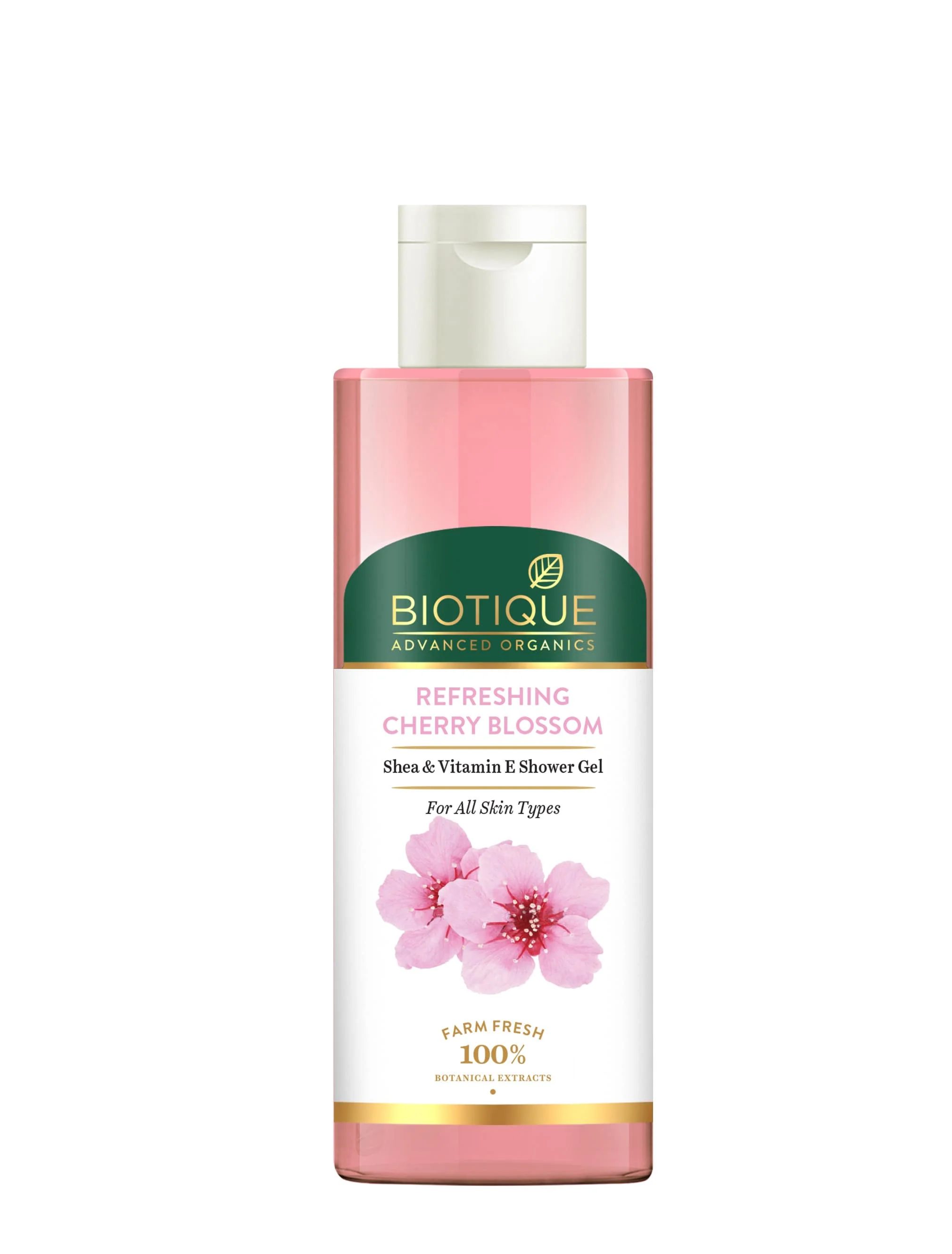 Biotique Refreshing Cherry Blossom Shea & Vitamin E Shower Gel