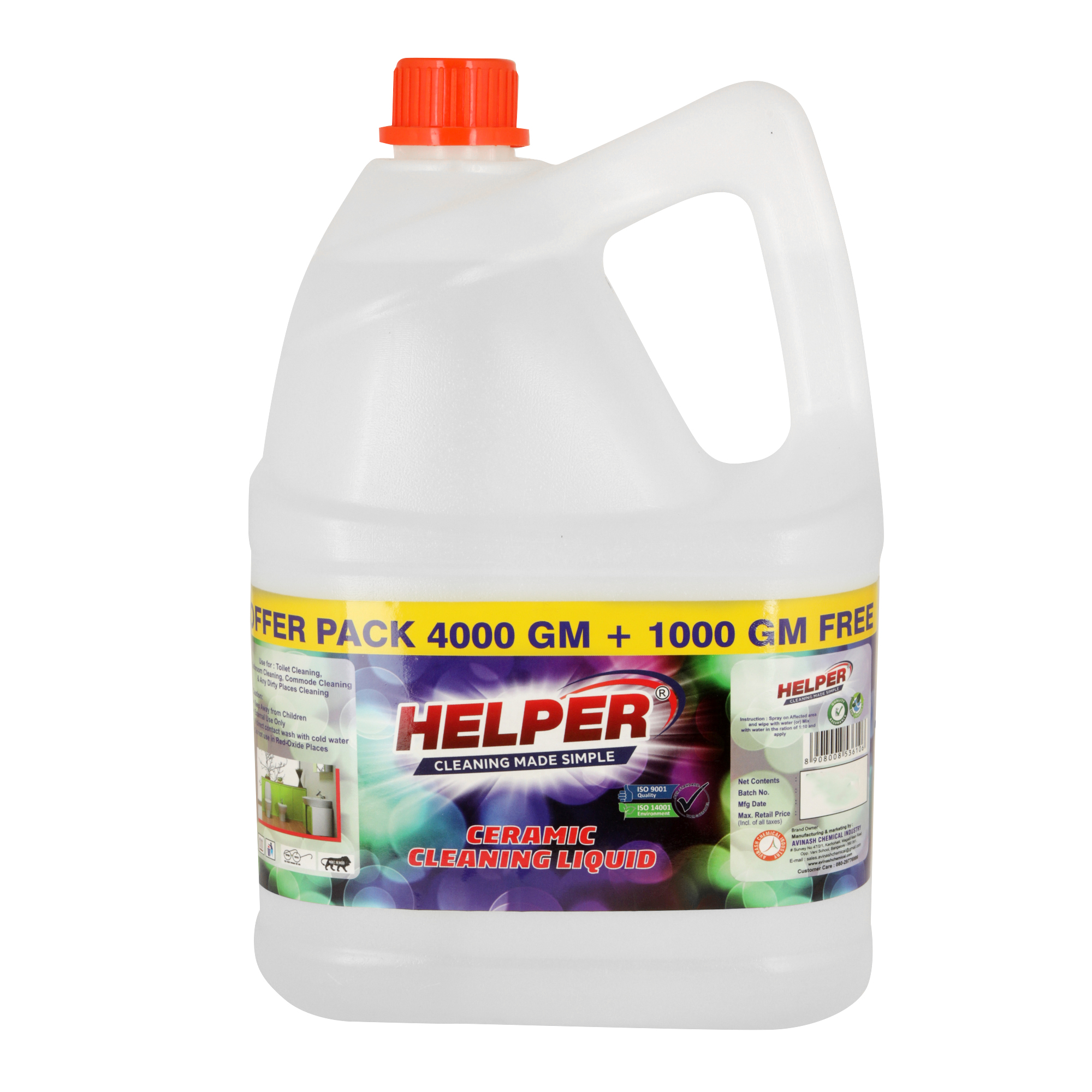 Helper Ceramic Cleaning Liquid, 5L Can