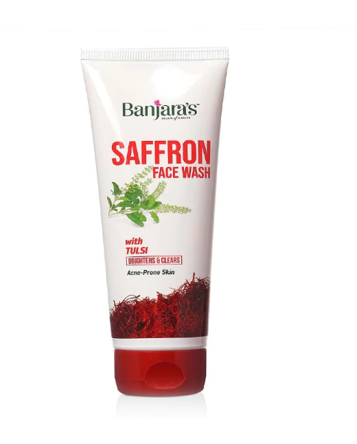 Banjara's Saffron Face Wash with Tulsi