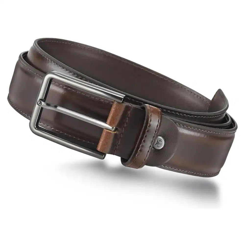 Titan Brown Single Sided Genuine Leather Belt for Men