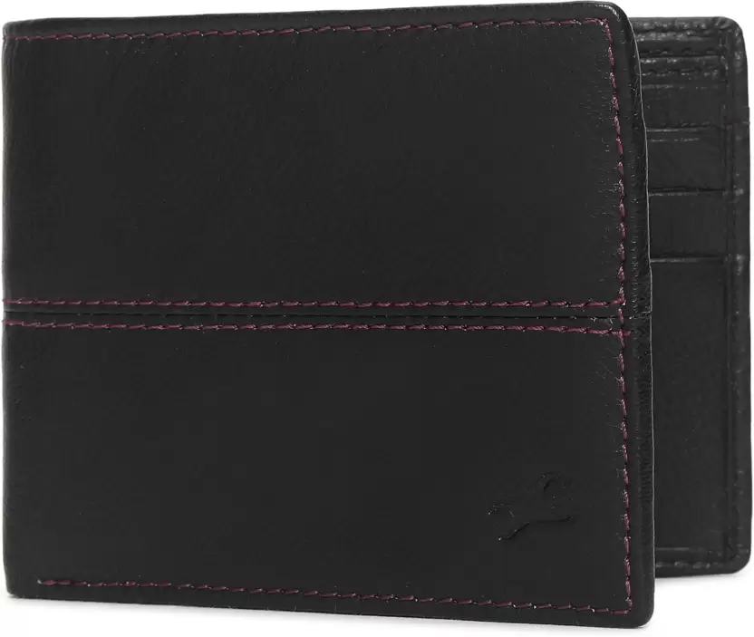 Fastrack Men Brown Genuine Leather Wallet - Mini (2 Card Slots)