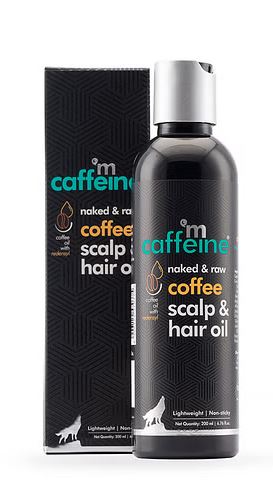 mCaffeine Naked & Raw Coffee Scalp & Hair Oil (200 ml)