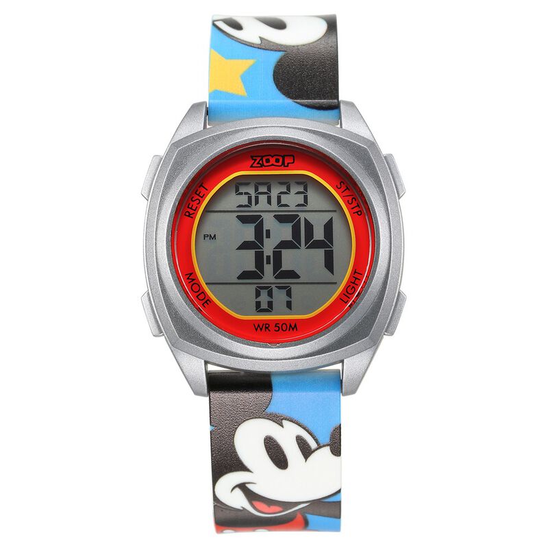 Zoop by Titan Disney Digital Dial Polyurethane Strap Watch for Kids