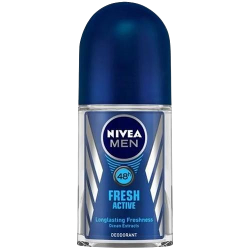 NIVEA Roll On Deodorant - Fresh Active, For Men