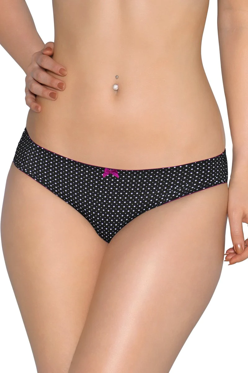 Amante  Black White Delicate Dots Bikini Panty