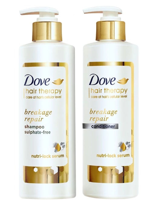 Dove Hair Therapy Breakage Repair Shampoo & Conditioner 380ml (Combo Pack)