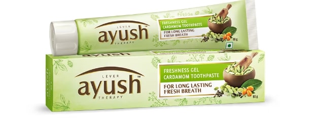 Lever Ayush Freshness Gel Cardamom Toothpaste