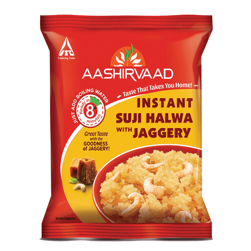 Aashirvaad Instant Meals Suji Halwa With Jaggery Pouch 45g
