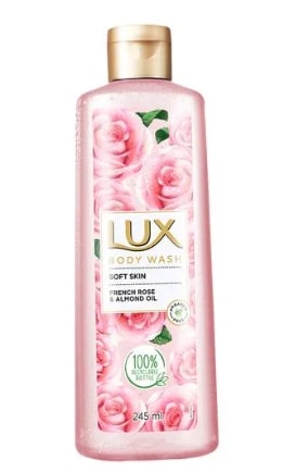 Lux Body Wash - With French Rose & Almond Oil, Soft Touch, 235 ml