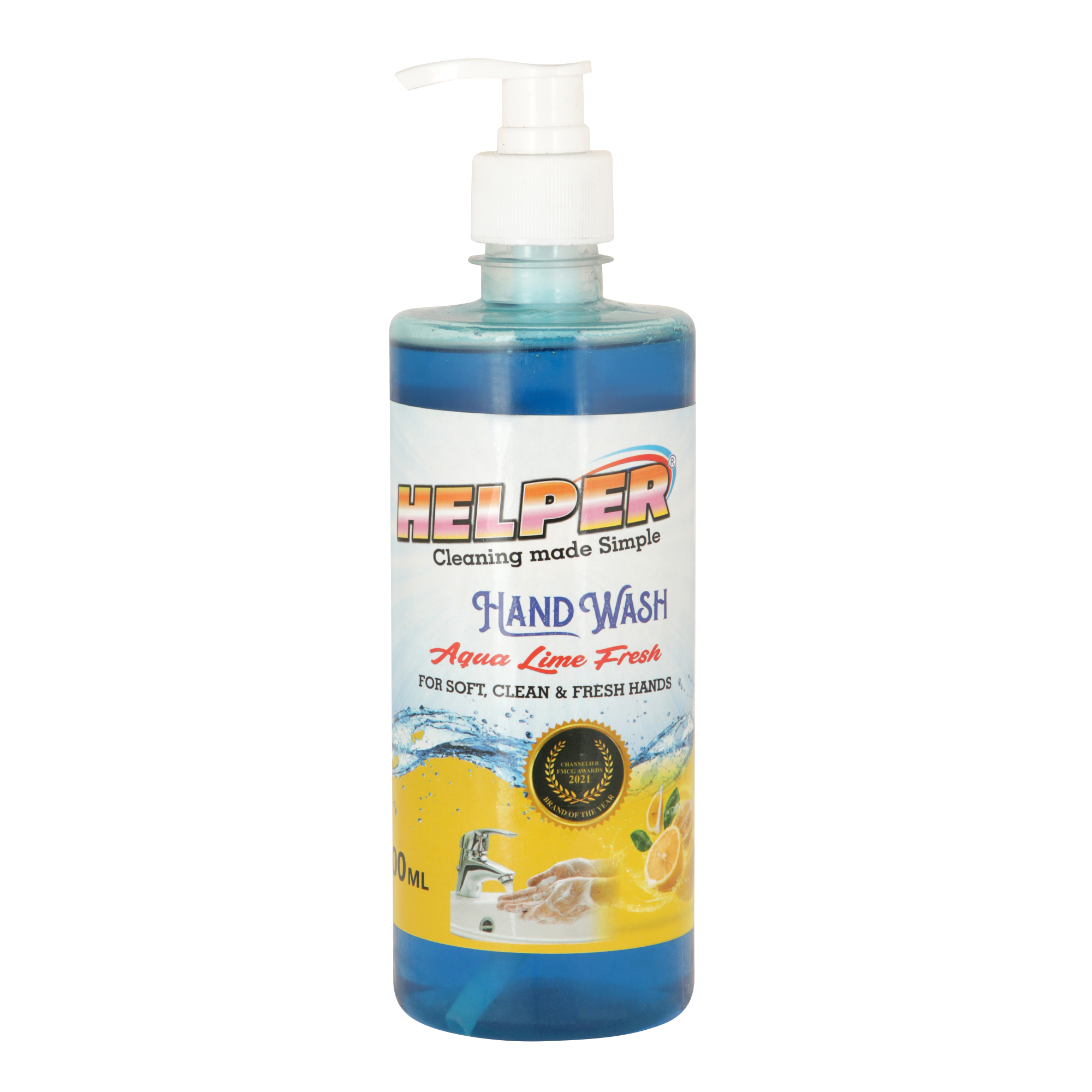 Helper Hand Wash Liquid With Pump, 500ml Bottle