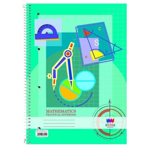Classmate Maths Book, 28.0 cm x 22.0 cm, 60 pages, Single Line/Blank spiral