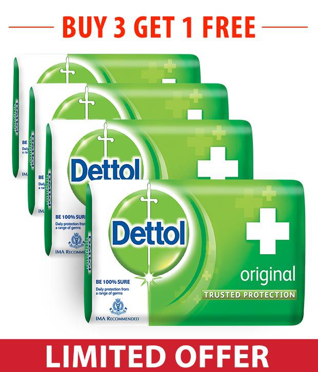Dettol Soap Value Pack, Cool - (3 Pieces x 125g)