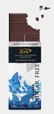 70% DARK BELGIAN COUVETURE CHOCOLATE WITH HIMALAYAN PINK SALT - 90 GMS