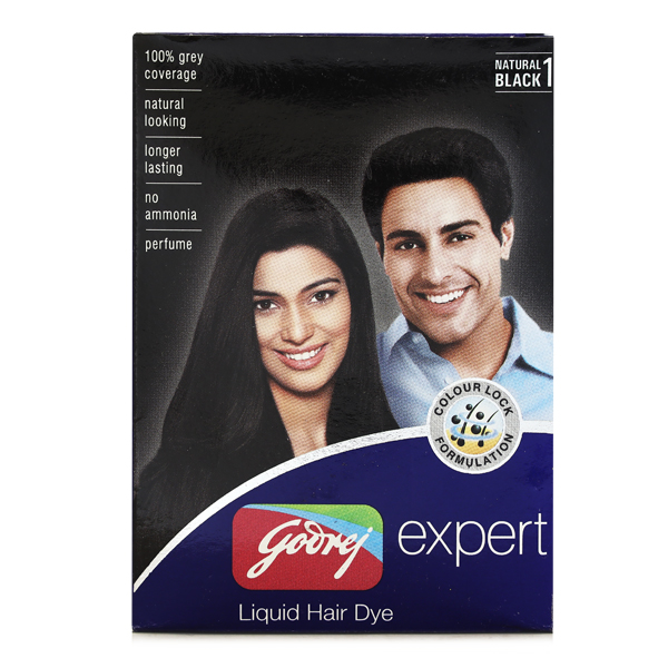Godrej Liquid Hair Dye - Black 85 ml