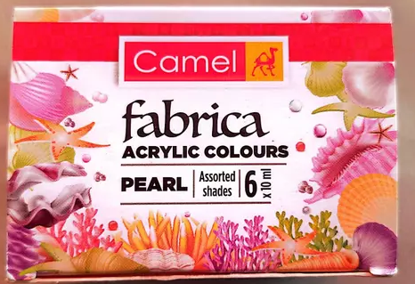 Fabrica Acrylic Pearl Colours - 6 Shades
