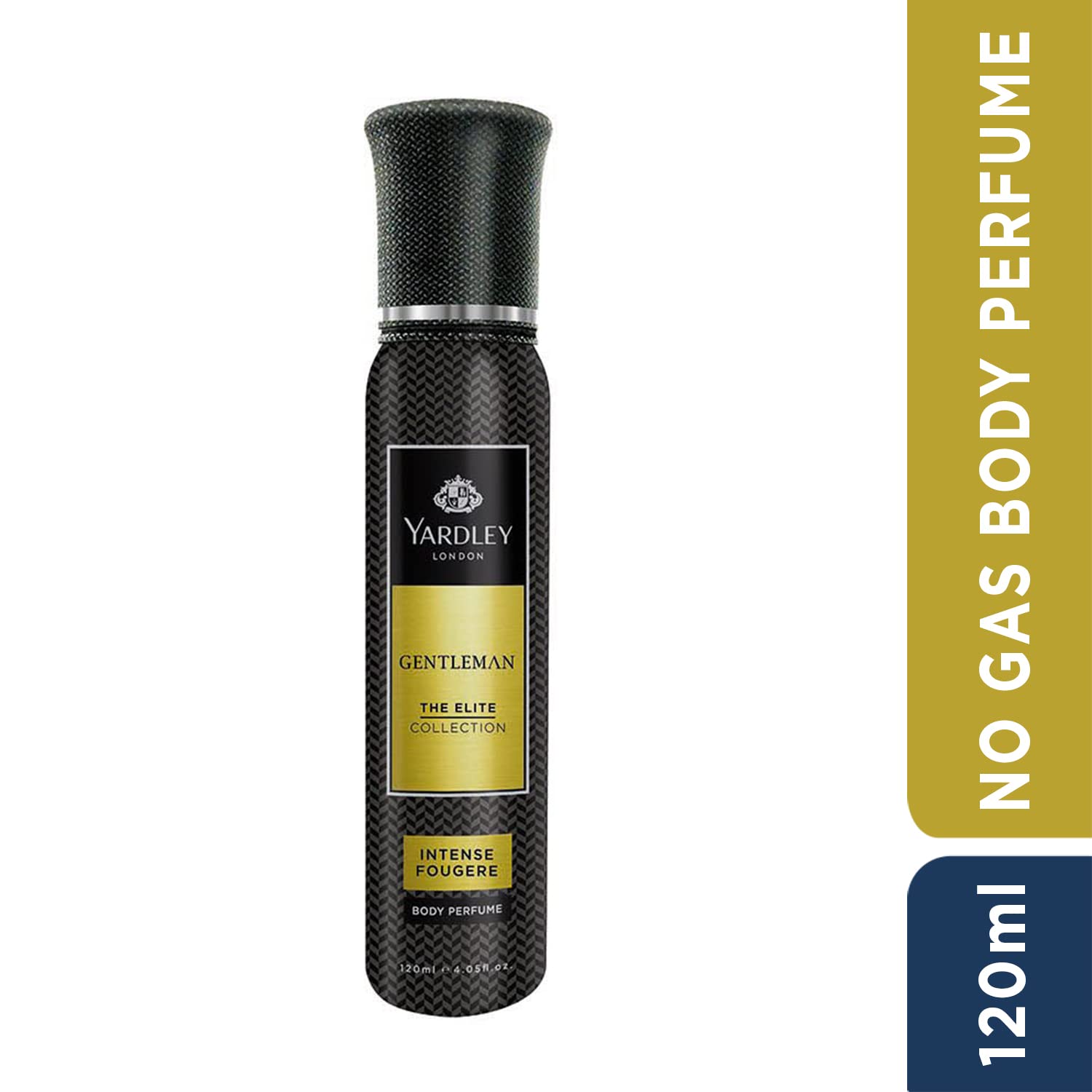 Yardley London Gentleman Intense Fougere Body Perfume| The Elite Collection| No Gas Deodorant for Men| Men’s Body Perfume| 120ml