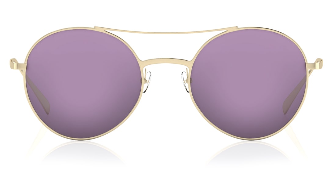 TITAN Gold Round Women Sunglasses (GM286PR2FP|53)