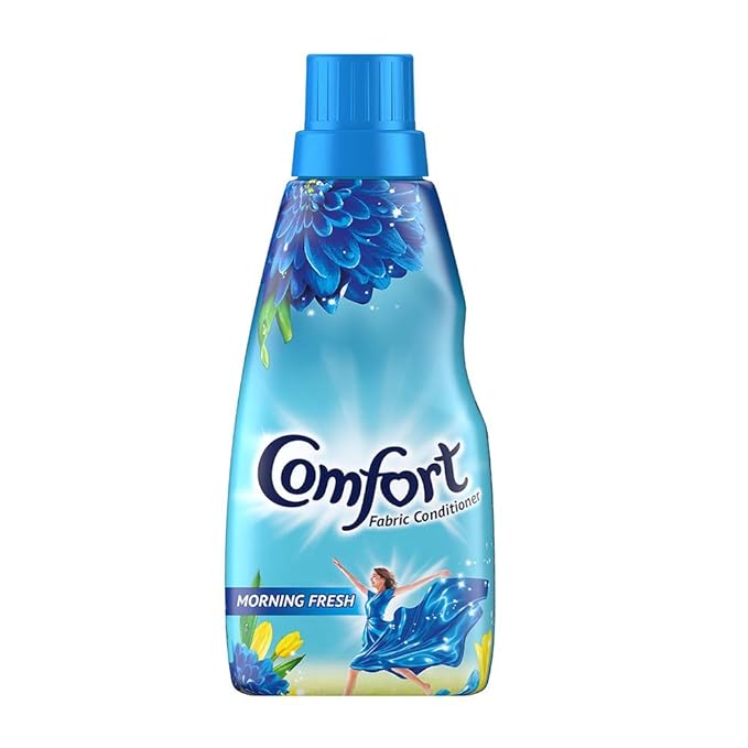 Comfort After Wash Morning Fresh Fabric Conditioner (Fabric Softener) - For Softness, Shine And Long Lasting Freshness, 430 ml