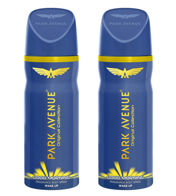 Park Avenue Aerosol Classic Fragrance Body Spray Pack of 3  (2 Good Morning + 1Storm )