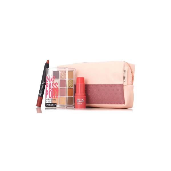 SWISS BEAUTY FALL IN LOVE DATE LOOK MAKEUP KIT (FREE POUCH WORTH RS 449)