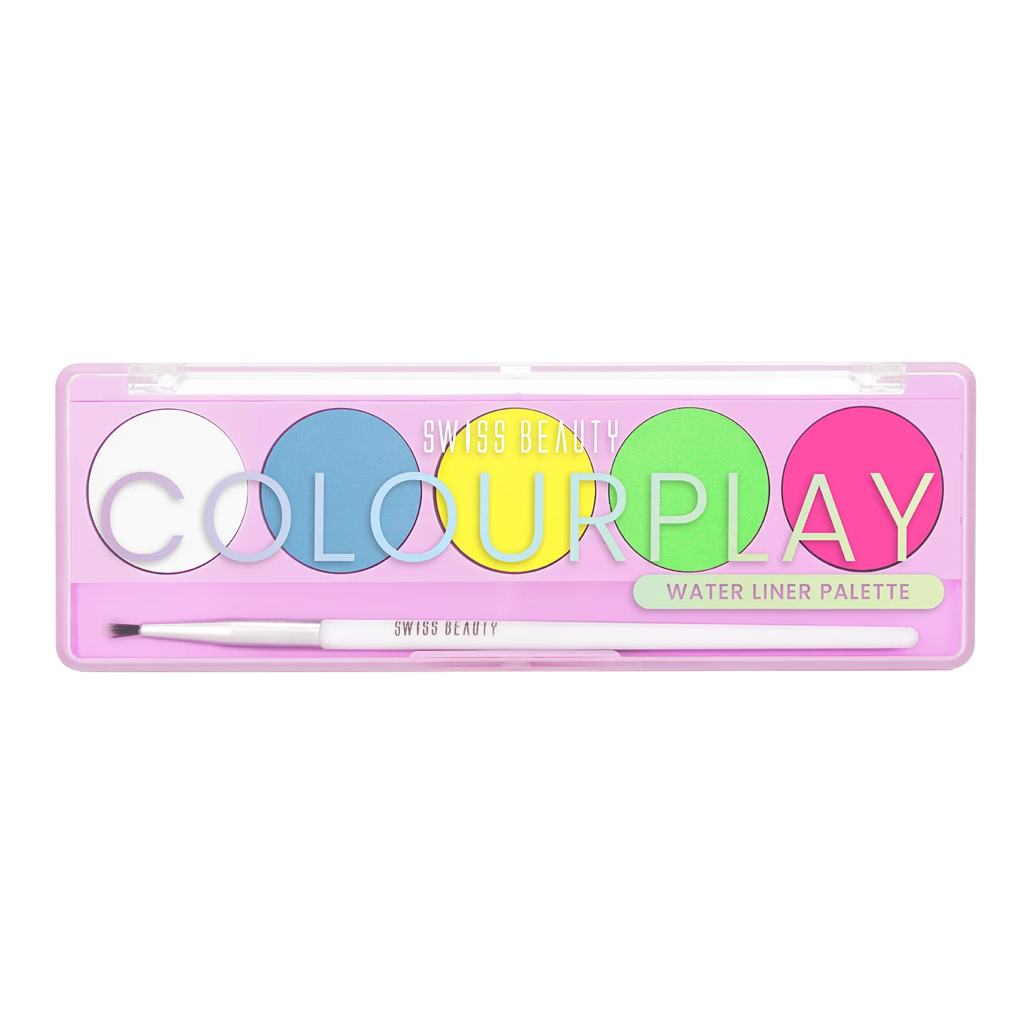 Swiss beauty colour play water liner palette