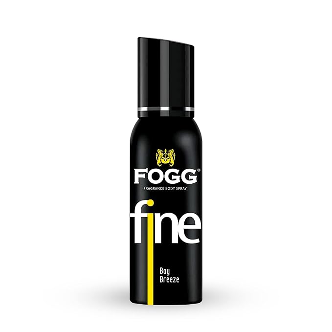 Fogg Fine Bay Breeze No Gas Deodorant for Men, Long-Lasting Perfume Body Spray
