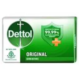 Dettol Bathing Soap Bar - Original, 99.99% Germ Protection, Dermatologically Tested, 125 g
