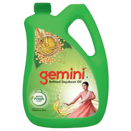 Gemini Refined Soyabean Oil 5 L