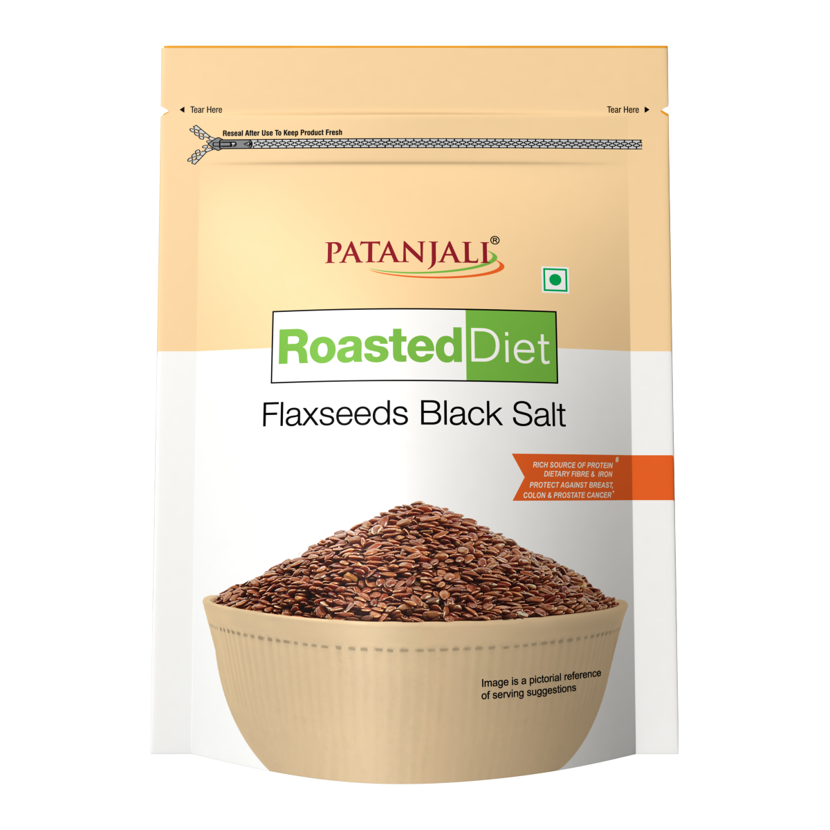 Patanjali Roasted Diet- Flax seed Black Salt