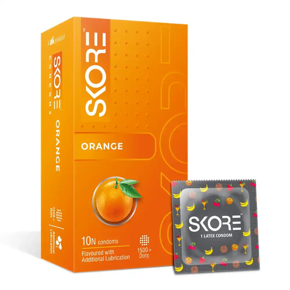 Skore Orange Condoms - 10N