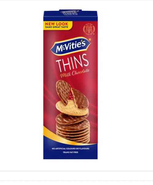 McVitie's Thins Milk Chocolate Coated Biscuits (72x150g) (Imp)