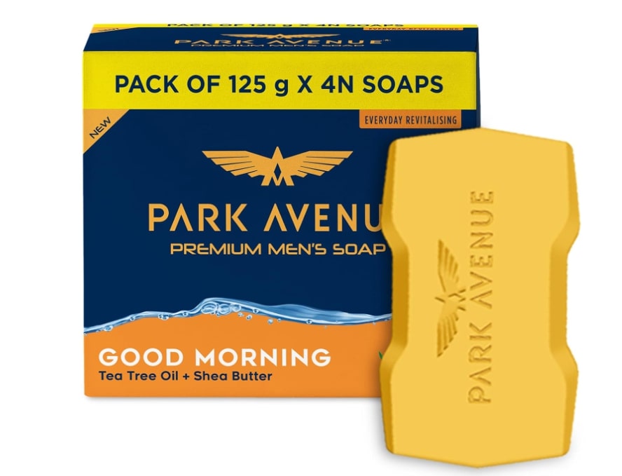 Park Avenue Good Morning Premium Men's Soap (125g Buy 3 Get 1 free)