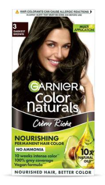 Garnier Color Naturals Shade 3 Darkest Brown