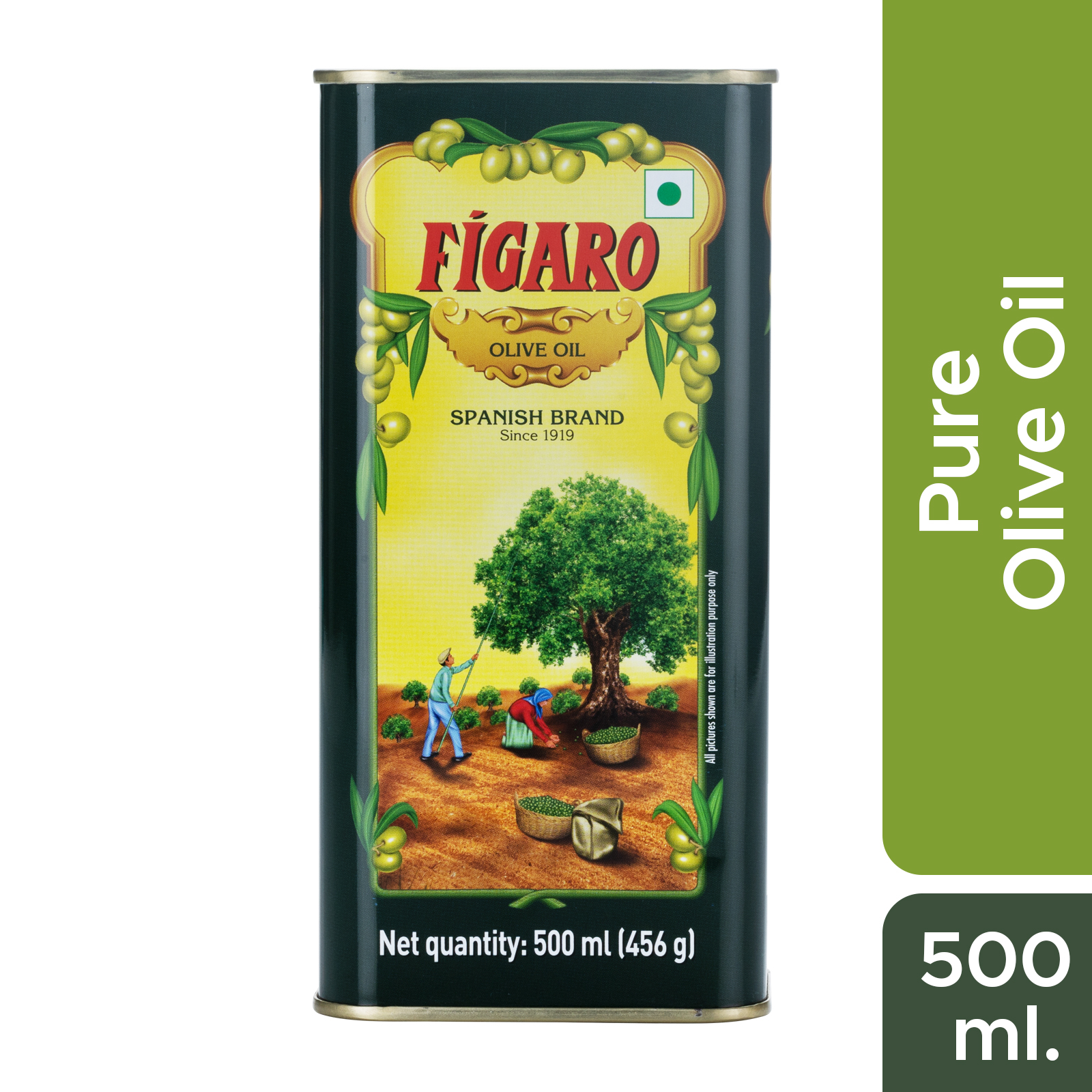 Figaro Pure Olive Oil – 500ml Tin PRODUCT ID: 3715